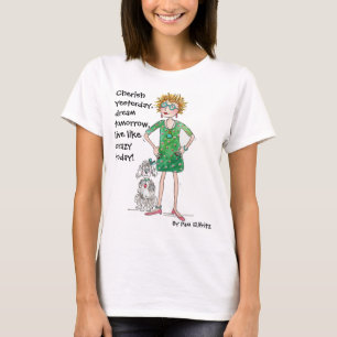 Teckning i Assurance Young dam med vänskapliga råd T Shirt