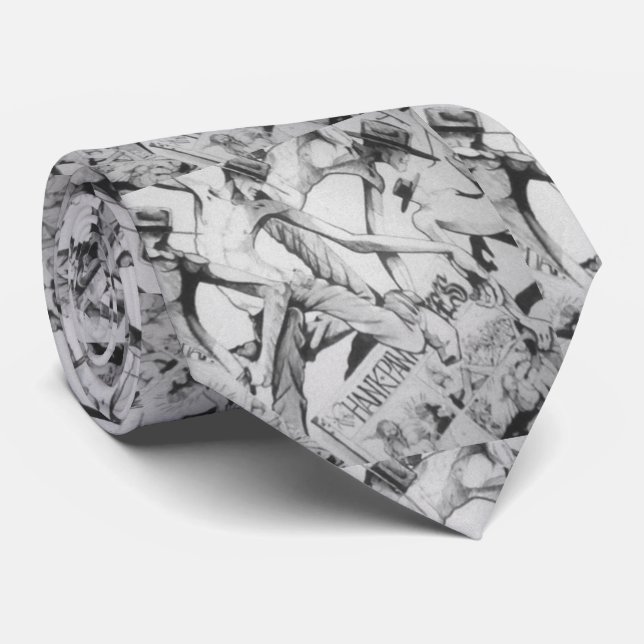 Teckning i Cowboy Hank Pank-halsbandet Slips (Rullad)