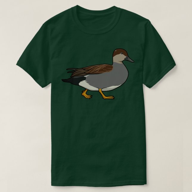 Teckning i en gadwall t shirt (Design framsida)
