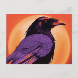 Teckning i en korv på den neonbaserade orangens ba vykort