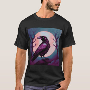 Teckning i en korv på grått-blå bakgrund t shirt