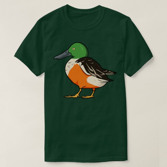 Teckning i en nordlig Shoveler T Shirt (Design framsida)
