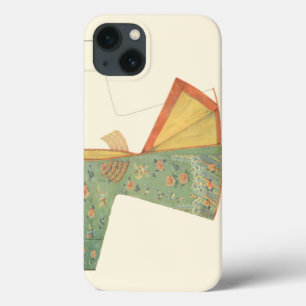 Teckning i halvAvslutat Kimono