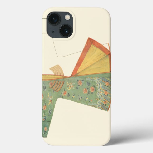 Teckning i halvAvslutat Kimono (Baksida)