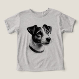 Teckning i Jack Russell Terrier T Shirt