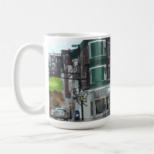 Teckning i Madison, Wisconsin Kaffemugg