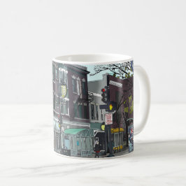 Teckning i Madison, Wisconsin Kaffemugg