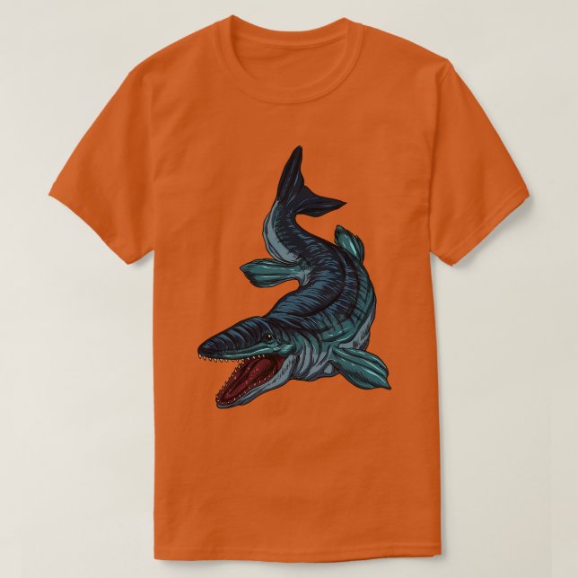 Teckning i Mosasaurus T Shirt (Design framsida)