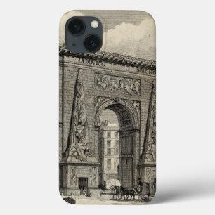 Teckning i Porte Saint-Denis Monument