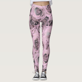 TECKNING i ROSA ROS Leggings