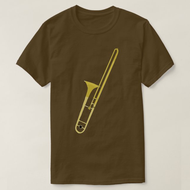 Teckning i Trombone T Shirt (Design framsida)