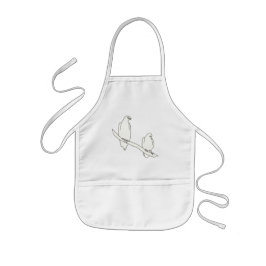 Teckning i två Eagles på Gren Aprons Barnförkläde