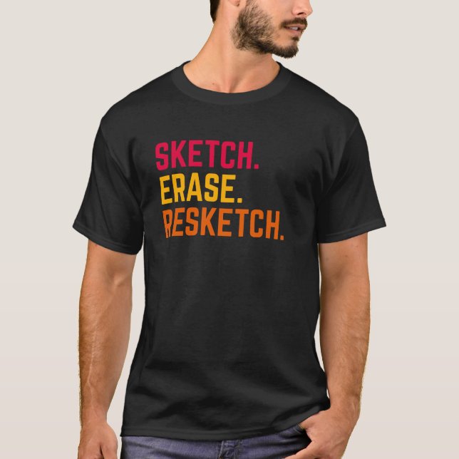 Teckning & Illustration Artist Tee (Framsida)