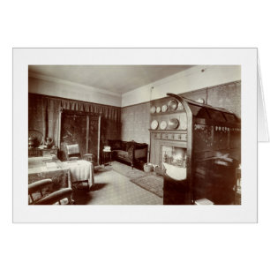 Teckning, Kelmscott House, London, 1896 (foto) Hälsningskort