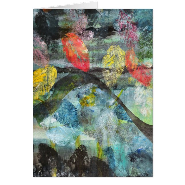 Teckning-kort "Daneimpresion" Hälsningskort (Framsidan)