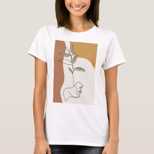 Teckning, kreativ ansikte mode t shirt