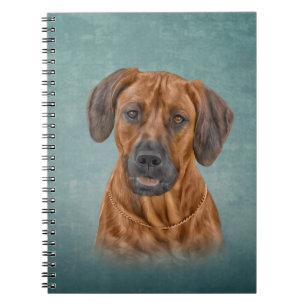 Teckning Rhodesian Ridgeback Anteckningsbok