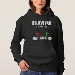Teckning ringer och jag måste gå t shirt