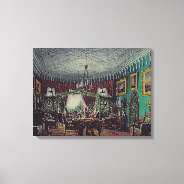 Teckning Room of Empress Alexandra Canvastryck (Framsida)
