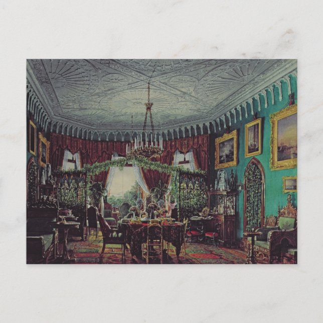 Teckning Room of Empress Alexandra Vykort (Framsida)