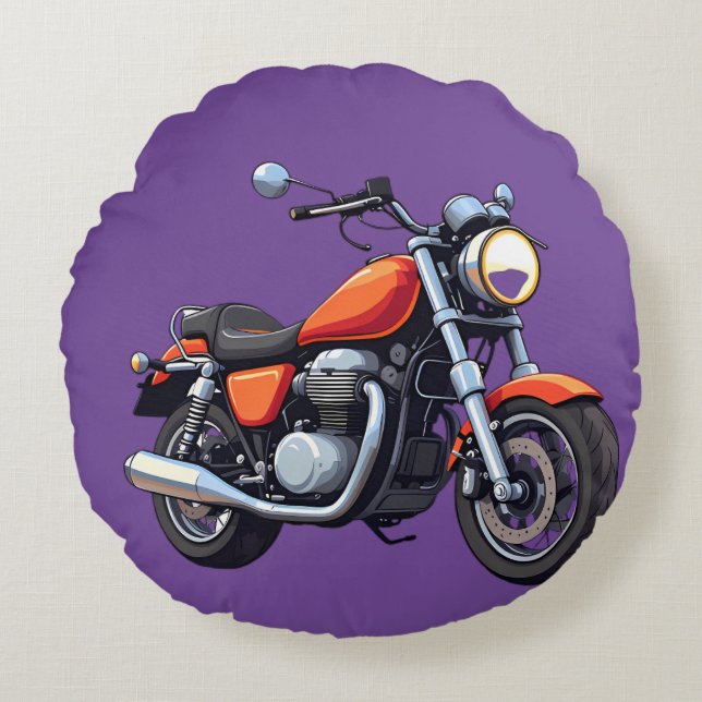 Teckning Rund Kudde (Framsidan)