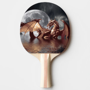 Teckningar i Dragon & Måne Pingisracket