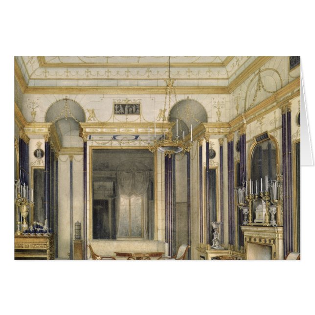 Teckningrummet av empressen Maria Hälsningskort (Framsidan Horizontal)