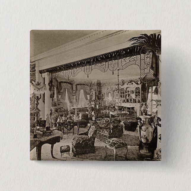Teckningrummet, Wickham Hall, Kent, 1897 Knapp (Framsida)
