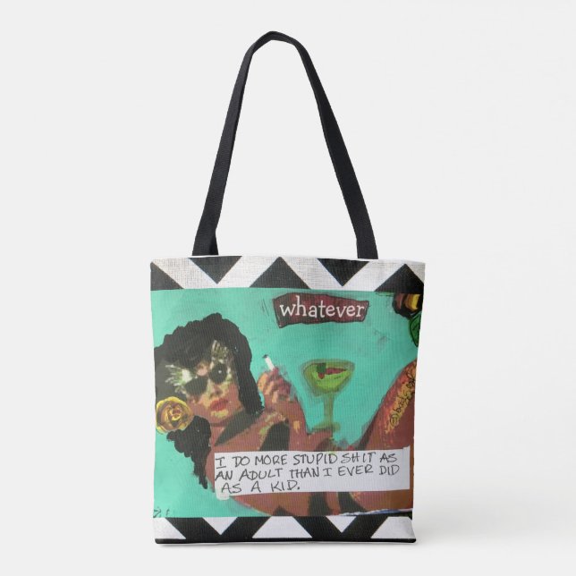 Teckväska Tygkasse (Baksida)