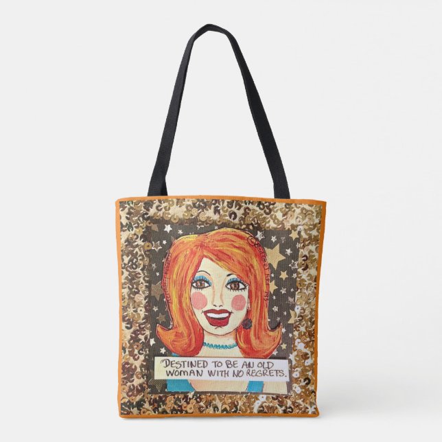 Teckväska- Tygkasse (Baksida)