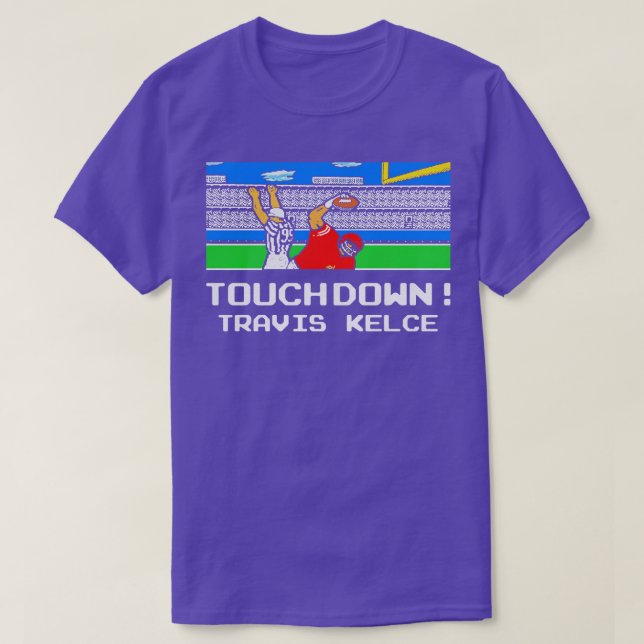 Tecmo Travis Kelce TOUCHDOWN T Shirt (Design framsida)
