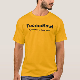 TecmoBowl *Loser måste att hålla statistik Tee Shirt
