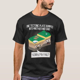 Tectoniskt plate - Geology Earth Teacher Sei T Shirt