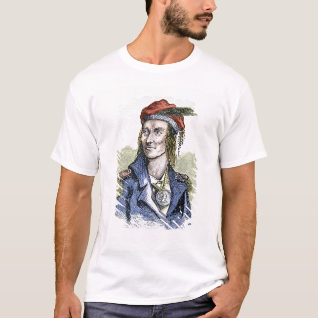Tecumseh (1768-1813) (färgad gravyr) tröja (Framsida)