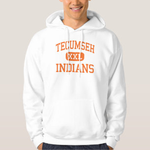 Tecumseh - indier - kick - Tecumseh Michigan Hoodie