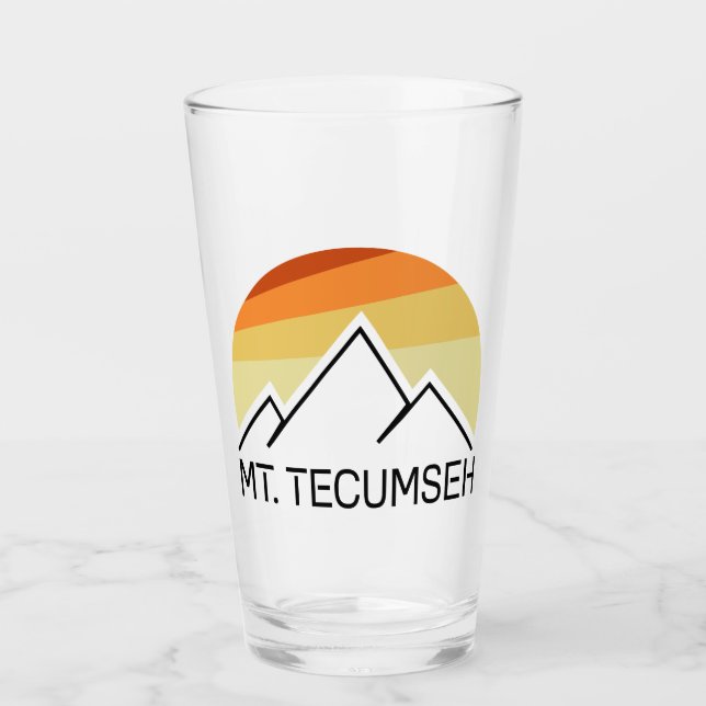 Tecumseh New Hampshire Retro Glaskopp (Framsida)