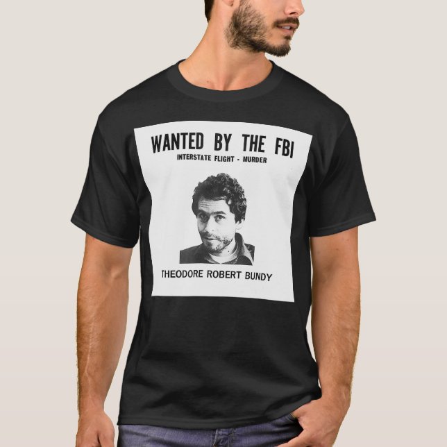 Ted Beetle Serial Killer True Crime Bundy ville  T Shirt (Framsida)