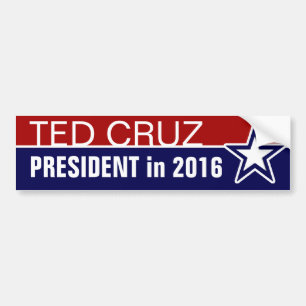 Ted Cruz 2016 Bildekal