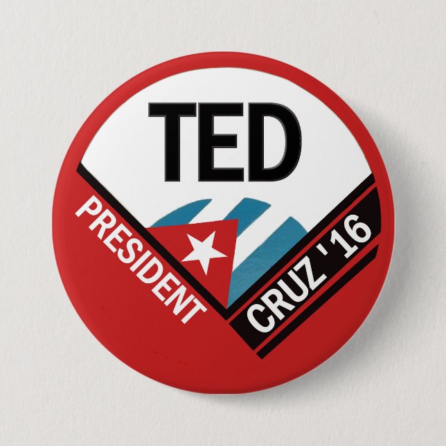 Ted Cruz 2016 Knapp (Framsida)
