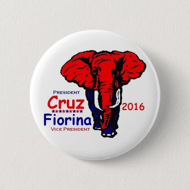 Ted Cruz 2016 Knapp (Framsida)