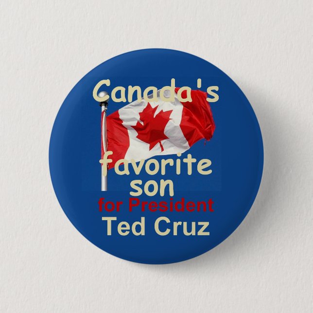 Ted CRUZ 2016 knäppas Knapp (Framsida)