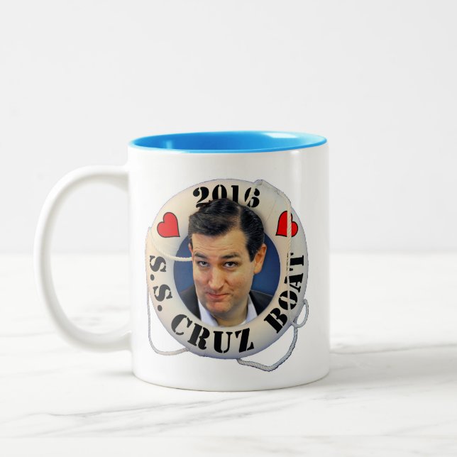 Ted Cruz 2016 Två-Tonad Mugg (Vänster)