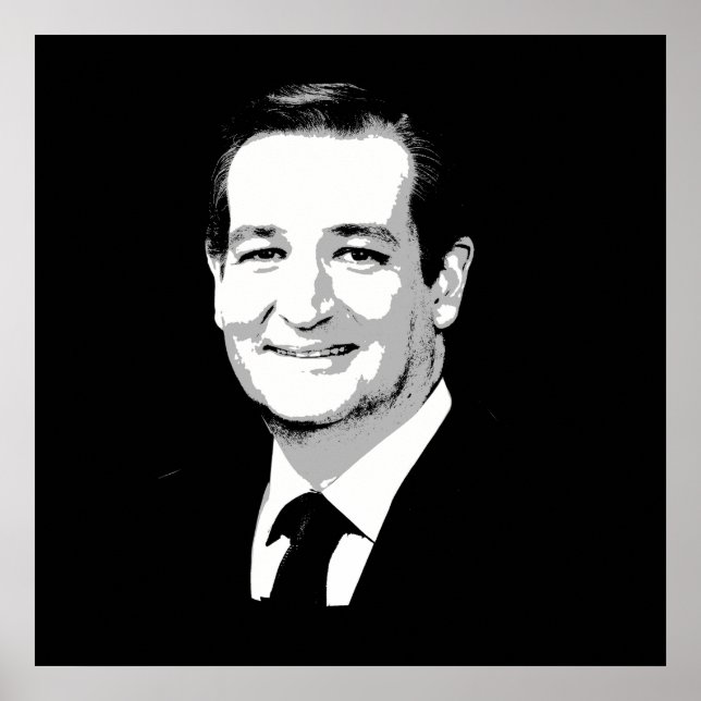 Ted Cruz Ansikte Poster (Framsidan)