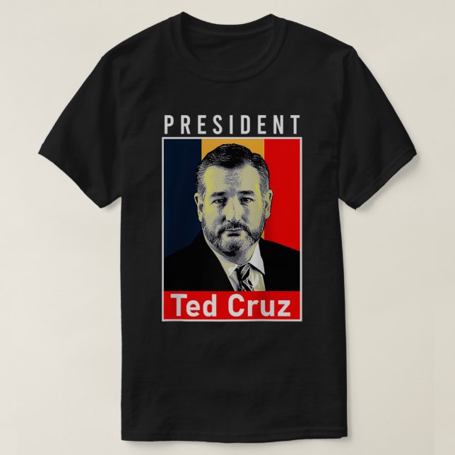 Ted Cruz For President 2024  T Shirt (Design framsida)