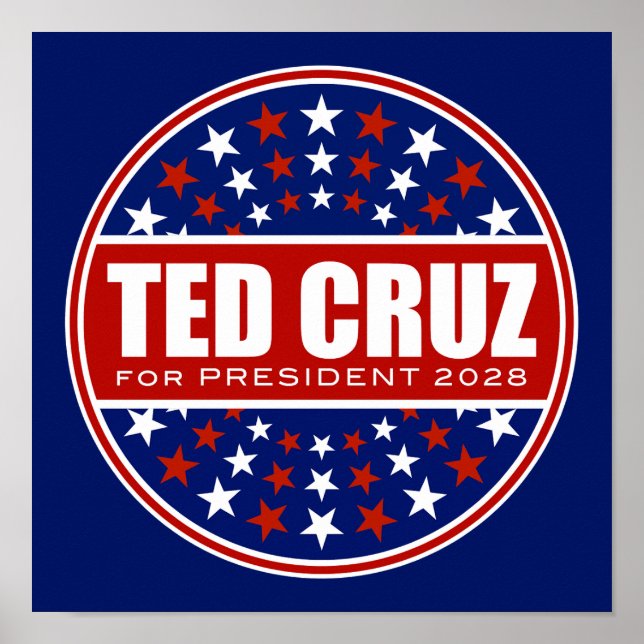 Ted Cruz för president 2028 Poster (Framsidan)