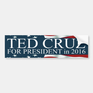 Ted Cruz för presidenten 2016 Bildekal