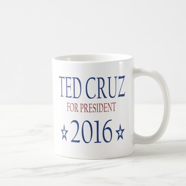 Ted Cruz för presidenten 2016 Kaffemugg (Höger)