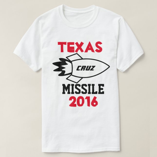 Ted Cruz för presidenten 2016. Texas T-shirt (Design framsida)