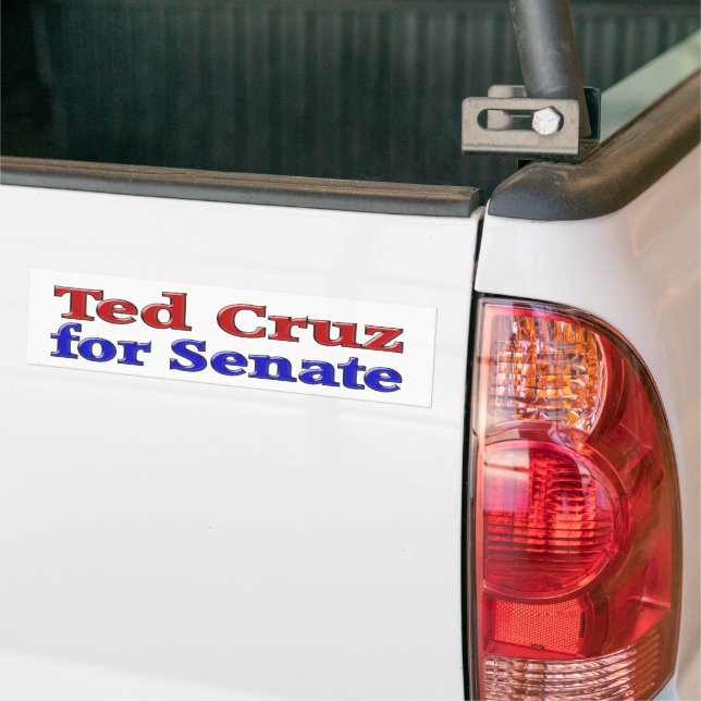 Ted Cruz för senaten Bildekal (På lastbil)