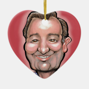 Ted Cruz Julgransprydnad Keramik